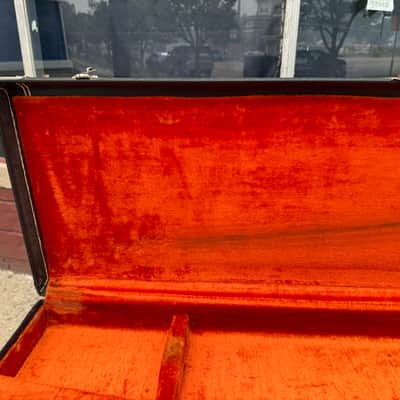 FENDER PRECISION JAZZ BASS 1965 to 1970 NO TAIL LOGO BLACK TOLEX CASE CLEAN! image 16