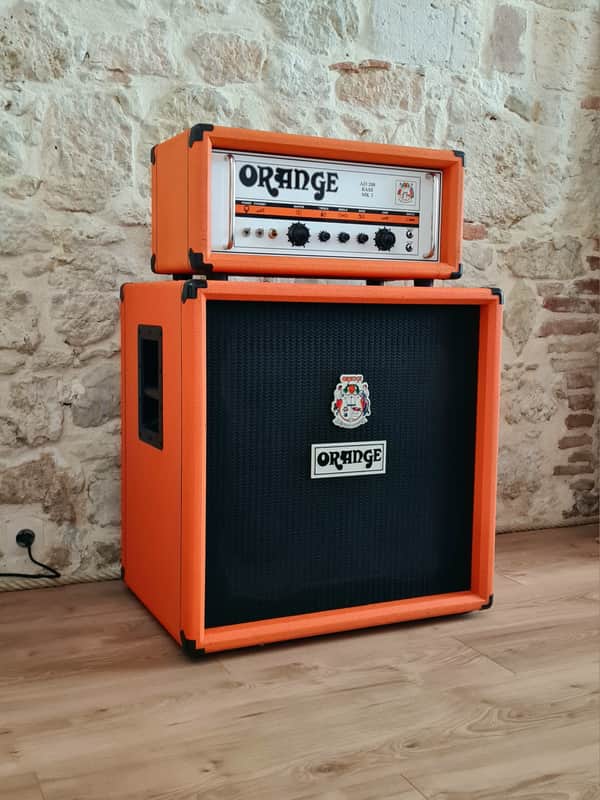 Orange AD 200 mk3 + baffle OBC 410 + flight case image 1
