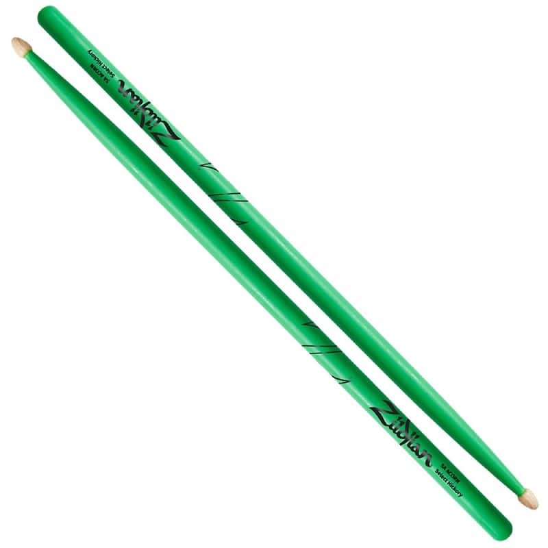 Zildjian Z5AACDGG Hickory Series 5A Wood Acorn Tip Drum Sticks image 1