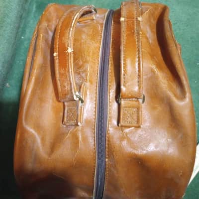 Hazel U.S.A. Vintage  12x8   Drum Bag/Case - Brown Leather image 3