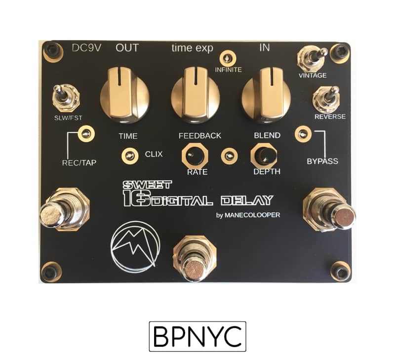 Maneco Labs Manecolooper Sweet 16 Digital Delay - Lo-Fi Looper Delay image 1