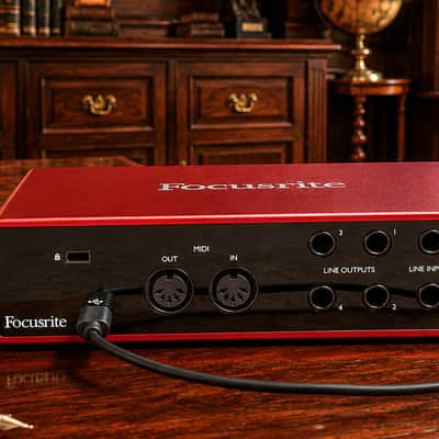 Focusrite Scarlett 4i4 3rdFocusrite Scarlett 4i4 (3rd Gen) USB Audio Interface | Near Mint • USB & Audio Cable • Ready to Record image 3