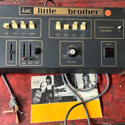 ARP Little Brother Analog Synthesizer Expander Module 1975 - 1977 - Black / Gold image 1