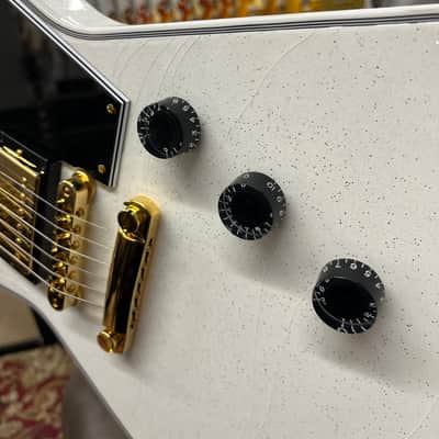 Gibson Custom Shop Explorer Custom - Alpine White Sparkle image 16
