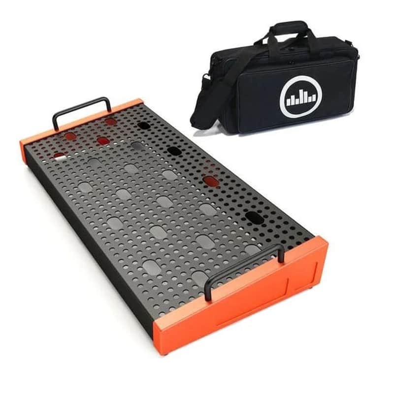 Temple Audio Design Solo 18 (18" x 8.5") Pedalboard w/Soft Case Temple Red image 1
