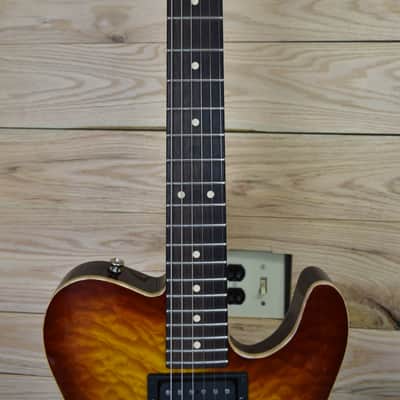 Tom Anderson Hollow T Drop Top 2009 - Dark Cherry Burst image 5