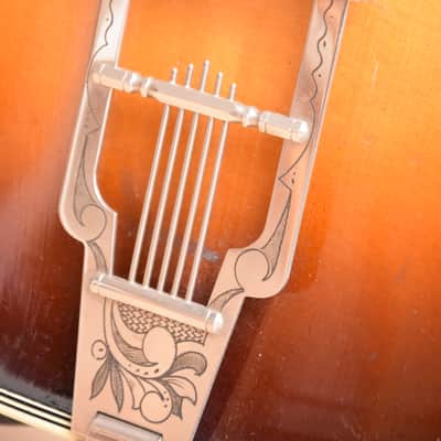 Fasan Archtop – RARE 17.7‘‘ 1950s Master Luthier Franz Sander German Vintage Jazz Guitar Gitarre image 5