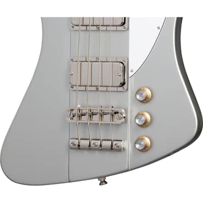 Epiphone Thunderbird '64 Electric Bass Guitar - Silver Mist image 7