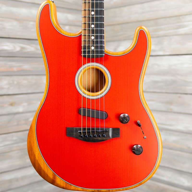 Fender American Acoustasonic Stratocaster - Dakota Red (IT-S) image 1