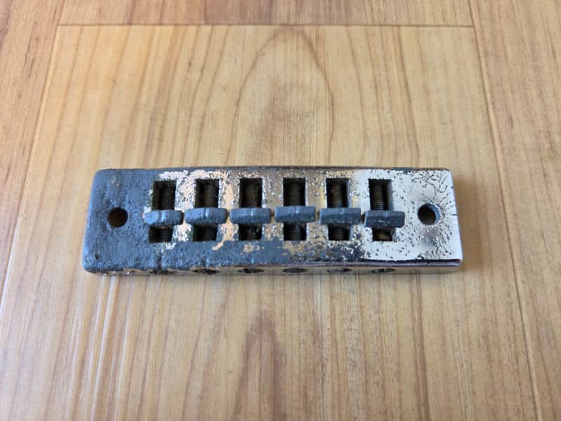 Vintage 1970's Gibson Harmonica Guitar Bridge! image 1