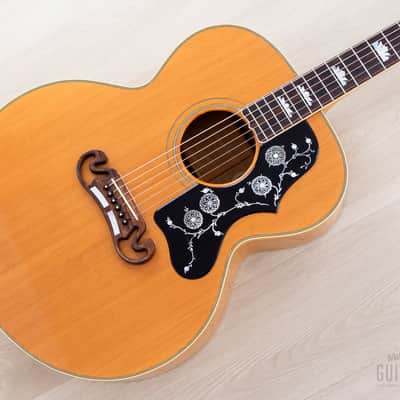 1993 Gibson J-200 Jumbo Guitar Antique Natural, Figured & Near-Mint w/ Case image 1