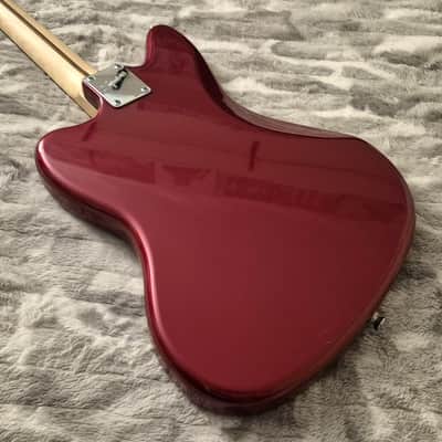 Squier Vintage Modified Jaguar Bass Special SS - 30" Short Scale - Candy Apple Red - 2018 - Black Headstock - 4-String - Fender Gig Bag image 10