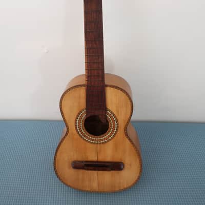 Project Vintage 1960s 3/4 Size Parlor Size Classical Guitar Mariachi Project Crack On Lower Bout Rarely Listed Mexico Mexican Mystery Maker image 20