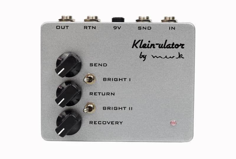 Ceriatone Mini Klein-ulator Solid State Effects Loop Buffer Pedal - Silver image 1