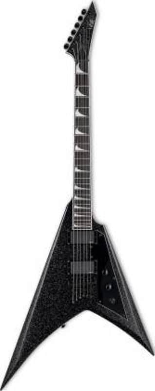 LTD KH-V Kirk Hammett Signature Electric Guitar - Black Sparkle image 1