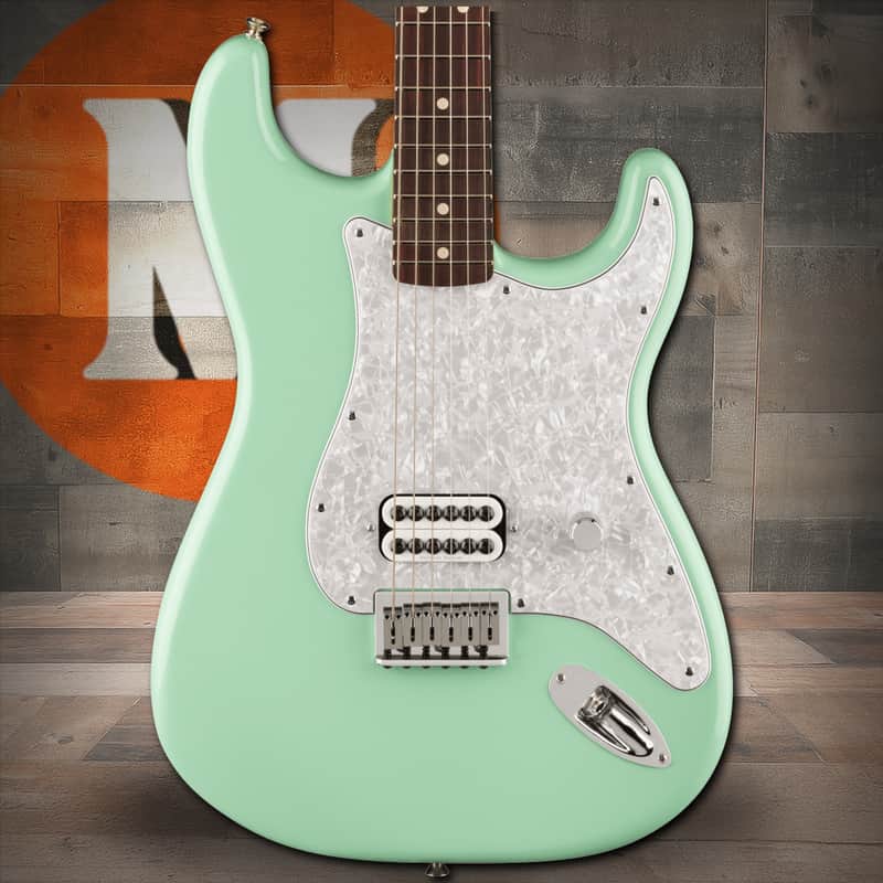 Fender Tom DeLonge Stratocaster Rosewood Fingerboard - Surf Green image 1