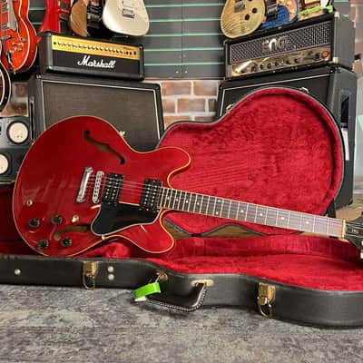 Gibson ES-335 Pro Cherry Red 1980 Vintage Semi-Hollow Electric Guitar image 13