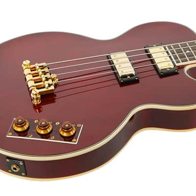 2006 Epiphone Allen Woody Rumblekat Bass Cherry image 6
