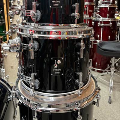 Sonor Prolite Brilliant Black High Gloss Vintage Maple Drum Set image 6