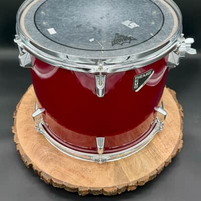 Remo Bravo 13x11" Floor Tom Acousticon R - 1990s - Deep Red Quadura image 8