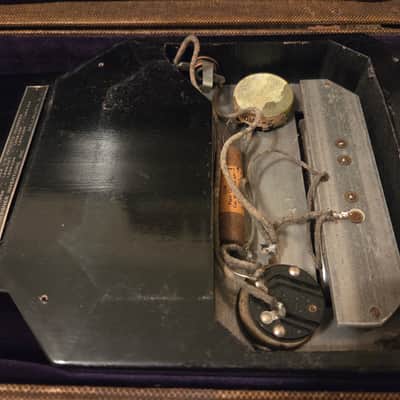 Vintage Circa 1936 Epiphone Electar Aluminum Top Lap Steel Guitar w/ Original Case! image 11