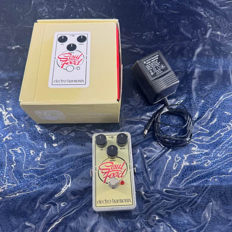 Electro-Harmonix Soul Food Transparent Overdrive 2010s Cream image 1