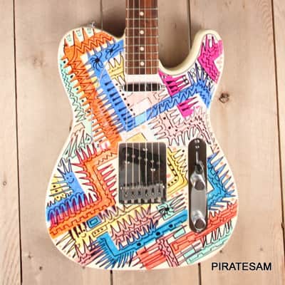 Fender Standard Telecaster Custom Art Guitar " Spiked Again " image 4