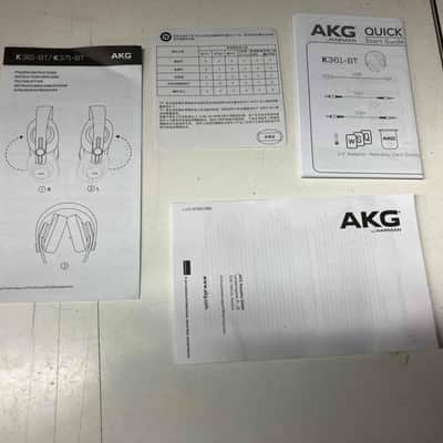 AKG K371 BT Wireless Closed Back Headphones 2019 - Present - Black image 4