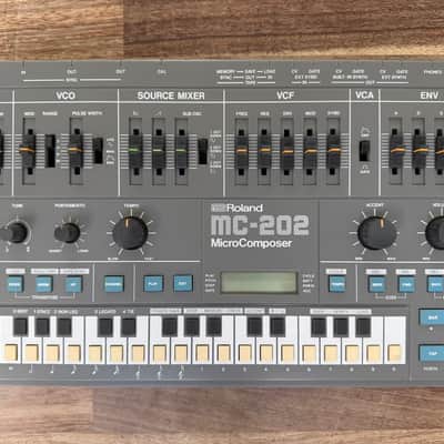 Roland MC-202 MicroComposer 1983 - 1985 - Gray image 1