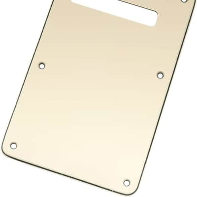 3Ply Strat Back Plate Tremolo Cavity Cover Backplate for Fender US/Mexico Made Standard ST Strat Stratocaster Modern Style Electric Guitar,Cream image 2