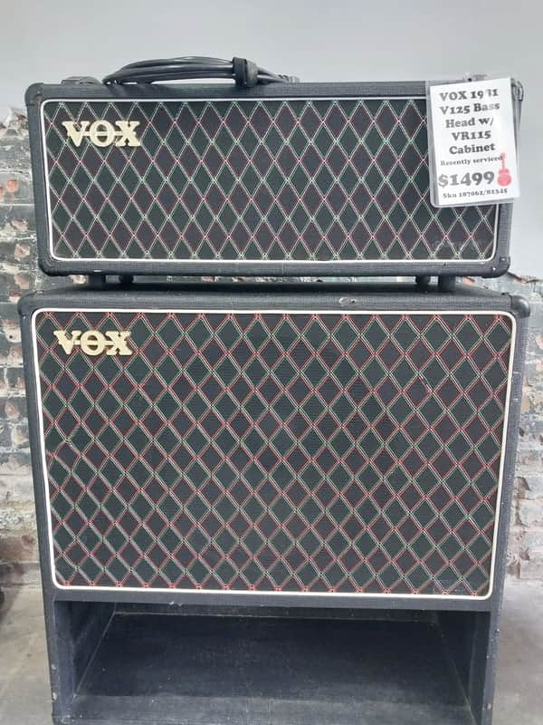 Vox V125 Bass Head with VR115 Cabinet 1981 image 1