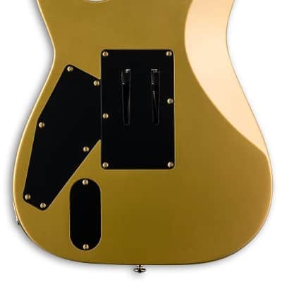 ESP LTD M-1 Custom '87 Elecric Guitar. Metallic Gold image 4