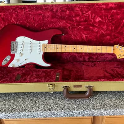 Fender American Special Stratocaster with Maple Fretboard 2013 - Candy Apple Red (Fender Tweed Case included) image 1