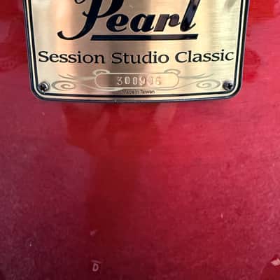 Pearl Session Studio Classic 16" x 14" Floor Tom Sequoia Red #110 - Brand New image 3