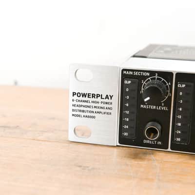 Behringer POWERPLAY HA6000 6-CH Headphone Mixing/Distribution Amplifier CG012G4 image 5