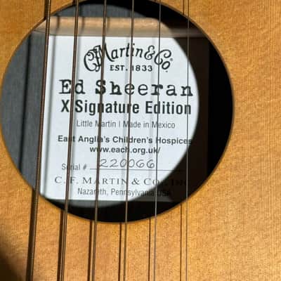 Martin LX1E Ed Sheeran Signature X 2015 - 2017 - Natural image 4