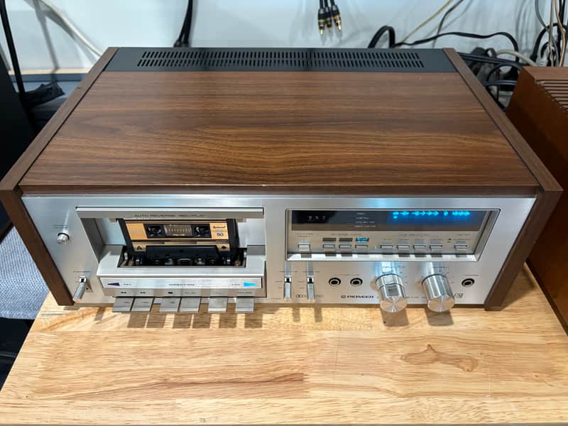 Pioneer CT-F750 Stereo Cassette Tape Deck 1979 - 1981 Pro Serviced image 1