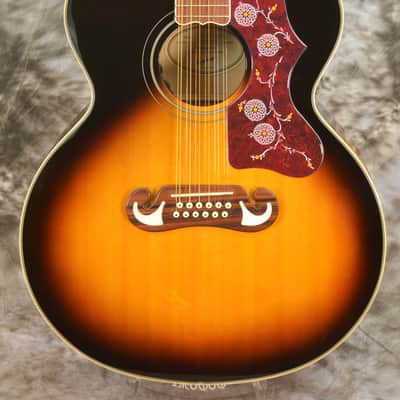 2022 Epiphone J-200 Studio 12-String - Vintage Burst image 1