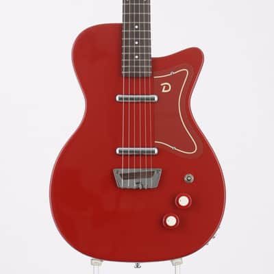 Dolphin Head 6 Pegs [SN 024865]  Danelectro 56 Single Cutaway Guitar Red Danelectro [2.74kg] [01/24] image 1