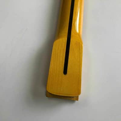 24 Frets Fingerboard Guitar Strat Style Maple Neck in Yellow Gloss Finish image 5