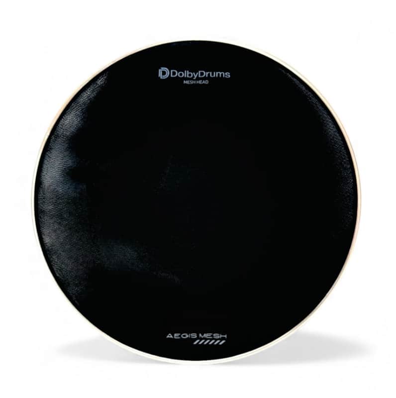 Dolby Drums 16” 3-Ply Aegis Black Mesh Drumhead for Roland Alesis Pad Head image 1