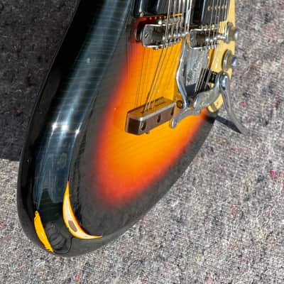 Mosrite Joe Maphis Model 1966 - Double Neck 6/12 Sunburst image 7