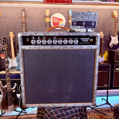 SL Amplification New Drive Reverb 50 Watts Combo 1x12” Custom Order (Tube Buffered fx loop) - Snake Skin Custom Tolex image 2