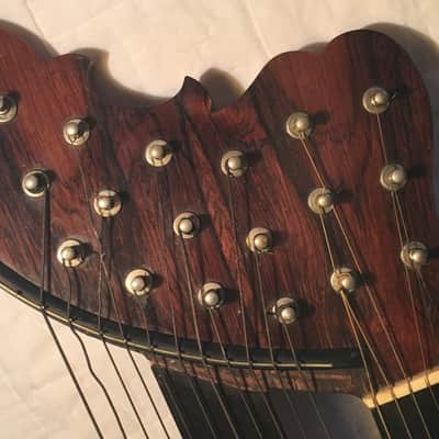 RARE Vintage Weymann Harp Guitar One of a kind(?) Rosewood and Spruce image 6