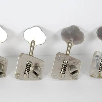 1977 Vintage Fender Precision/Jazz/Telecaster Bass Lefty TUNERS Left-Handed USA 1960s-1970s Nickel image 6