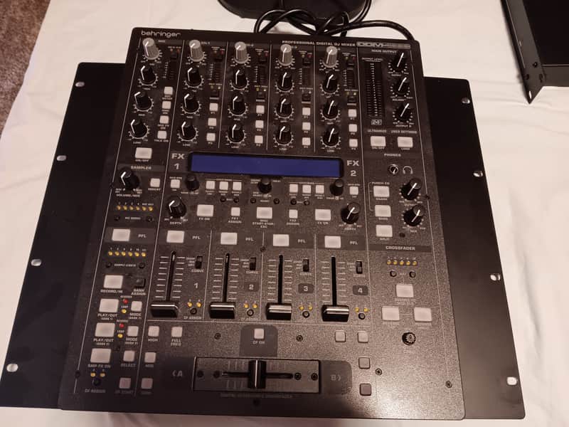 Behringer DDM4000 Professional 4-Channel Digital DJ Mixer with Sampler 2010s - Black image 1