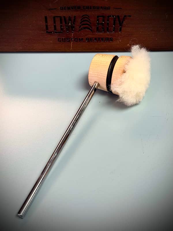 Low Boy Beaters Lightweight Puff Daddy -Natural w/ Black Stripes image 1