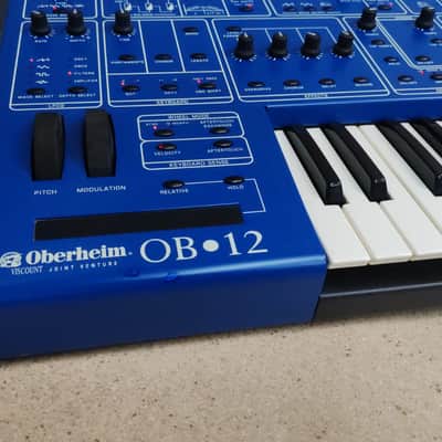 Oberheim OB-12 49-Key 12-Voice Synthesizer 2000 - Blue image 3