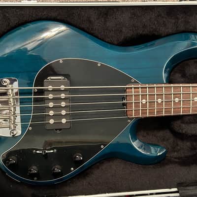 Ernie Ball Music Man Stingray 5 H 2009 - Translucent Teal image 2