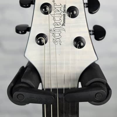 Schecter KM-6 Mk-III Legacy Keith Merrow 6 String Electric Guitar Transparent White Satin image 6